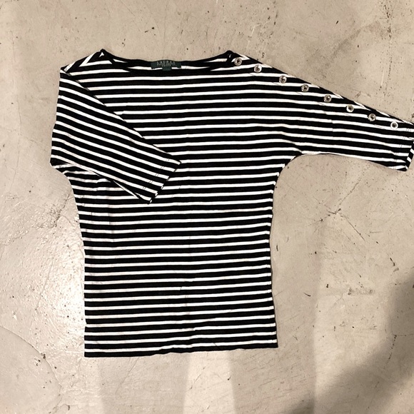 Ralph Lauren Petite striped top - Picture 1 of 3